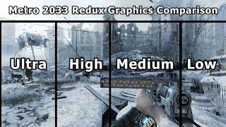 Metro 2033 REDUX Graphics Comparison PC (Ultra to Low)