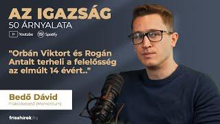 Bedő Dávid : "Orbán Viktort és Rogán Antalt terheli a felelősség az elmúlt 14 évért"