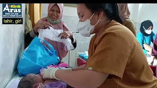 melahirkan, bersalin baby "Latisya, girl" di klinik Aras