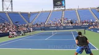 Roger Federer / Marin Cilic Set Play 2012  4 / 4