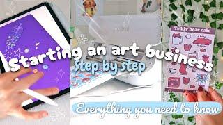 How To Start A Small Art Business In 2025 | Prepping & Launching An Online Shop.