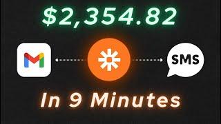 Turn 9 Minutes into $2,000+ selling a NO-CODE AI Chatbot {Voiceflow + Zapier}