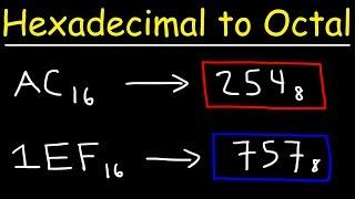 Hexadecimal to Octal Conversion