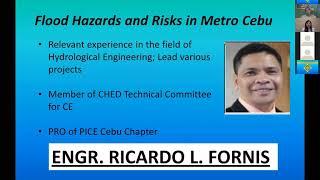 Webinar 2 ("Geotechnical and Water Engineering") :  Flood Hazards Risks in Metro Cebu