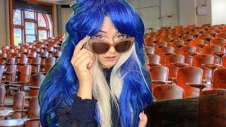 ASMR Crazy Roommate Follows You to Class "Undercover" to Play With Your Hair