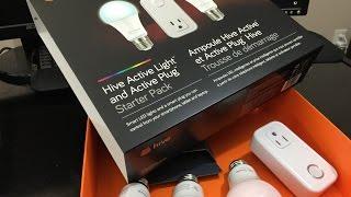 Unboxing first look at the Hive Active Light