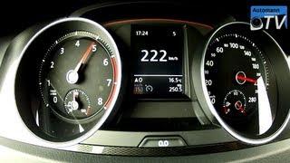 2014 VW Golf 7 GTI (220hp) DSG - 0-220 km/h acceleration (1080p FULL HD)