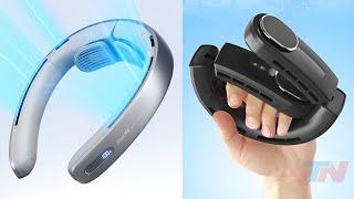 TOP 5 BEST PORTABLE NECK FAN 2024 REVIEW - BLADELESS NECK FAN UNBOXING, NECK COOLER FAN FOR KITCHEN