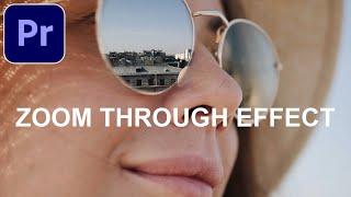 Adobe Premiere Pro CC: Zoom Through Sunglasses Eye Transition Effect (Tutorial / How To)