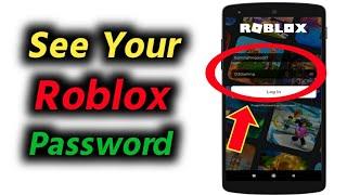 How to See Your Password on Roblox Mobile [ Android & ios ]