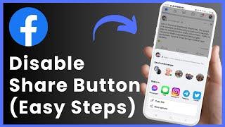 How To Disable Facebook Share Button ! [EASY STEPS]