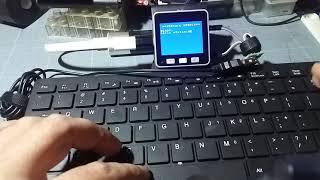 M5Stack USB-HID Keyboard "soft host" using only two wires