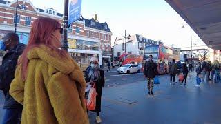 Walking around Clapham Park Road, Brixton, Acre Lane, Electric Avenue 2021 Lockdown London Tour 4K