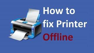 Printer Offline Windows 10 / 8! Fix - Howtosolveit