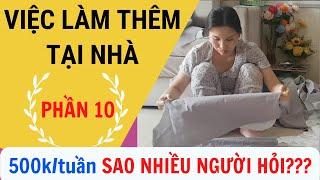 Việc làm thêm tại nhà | Cắt vải 1 tuần được 500k thế mà nhiều người hỏi làm tại sao vậy?