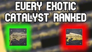 Ranking EVERY Exotic Catalyst - Destiny 2 Season 23