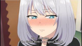 Tejina-senpai Funny Moment "The Giving Birth to a Pigeon Trick"