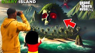 Franklin & Shinchan Found a SCARY ISLAND in GTA 5!