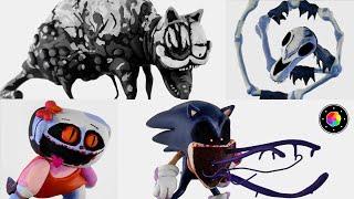 CREANDO TODOS los MODS de FNF (Gorefield, Sonic.exe, Hell On Kitty y..) Plastilina #16 | PlastiVerse