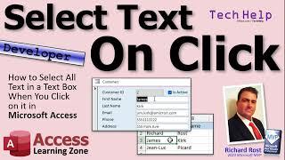 How to Select All Text in a Text Box When You Click on it in Microsoft Access