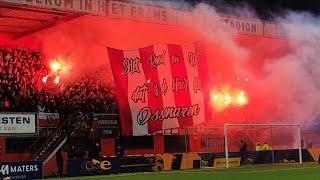 Crazyside TOP Oss - FC Den Bosch 08.03.24 Oss Fanatics  Derby Corteo Pyro Tifo Ultras Vuurwerk NL