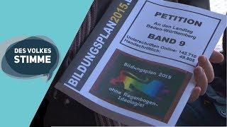 Des Volkes Stimme | Vielfalt in der Schule - die Petition gegen den Bildungsplan 2015