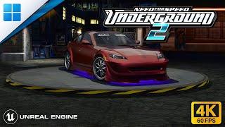 Need for Speed: Underground 2 Unreal Engine 5 Remake - PC Gameplay [4K 60FPS]