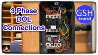 3 Phase Direct Online Starter DOL Wiring and Connections Explained