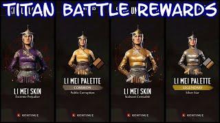 Pyramid - Titan Battle Rewards - Order of Darkness Li Mei - Mortal Kombat 1