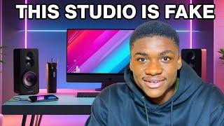 How To Make A Fake YouTube STUDIO BACKGROUND Using FREE AI