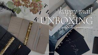 Happy Mail Unboxing From LuxeDesigns and JasminesWallet! | Binders, Dashboards, + More!