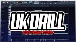 Making A UK Drill Beat Using STOCK PLUGINS ONLY!!