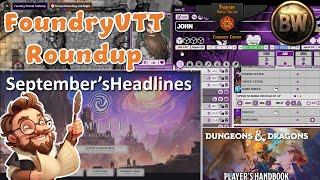 Foundry VTT News: September 2024 - V13 Feature Poll, DC20, Ember, and More