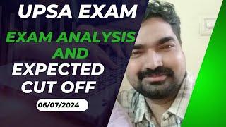 UPSA Exam Analysis & Expected Cut Off || Sreeram Bhasis