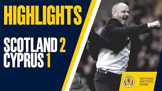 HIGHLIGHTS | Scotland 2-1 Cyprus | Steve Clarke's First Match In Charge