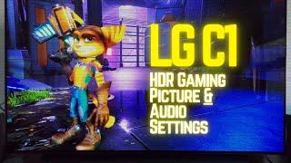 Comprehensive LG C1 HDR GAMING Picture and Audio Settings! (2021)