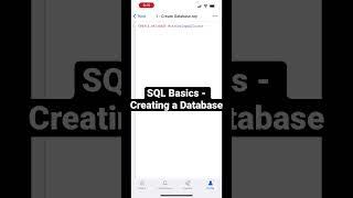 Learning SQL - Creating a Database. Full Beginners SQL Course on YouTube link in comments!