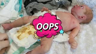 Changing Silicone Baby Doll | Huge Explosion | nlovewithreborns2011