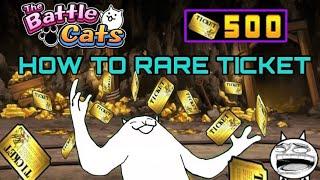 How to FARM Rare Cat Tickets - The ULTIMATE GUIDE! | The Battle Cats