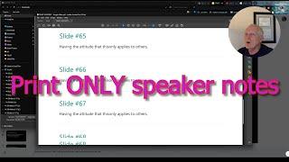 How To export & save ONLY speaker notes in google slides