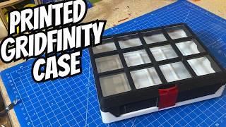 Gridfinity portable case.  Organization transformed with a DIY parts case