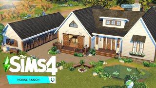 BUILDING A RANCH & HORSE STABLES  | Sims 4 Horse Ranch
