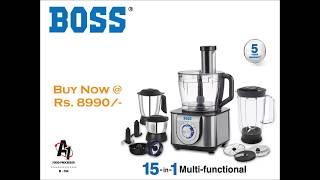 BOSS A1 FOOD PROCESSOR 1000 WATT (B704)