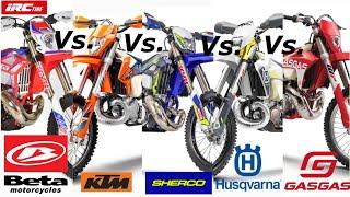 Hard Enduro Bike Comparison! Beta Vs. Sherco Vs. GasGas Vs. KTM Vs. Husqvarna