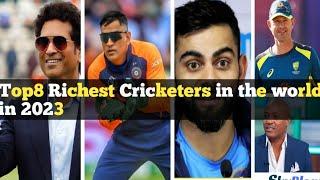 Top 8 richest Cricketers in the world in 2023 // Richest Cricketer In The World