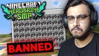 I GOT BANNED IN HEROBRINE SMP FOR MAKING THIS.... | RAWKNEE