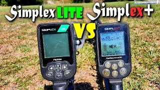 SIMPLEX+ vs SIMPLEX LITE | Simple Metal Detector Comparison