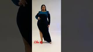 Glamorous  models lifestyle curvy woman in classic moment style. plus size women beauty fashion.