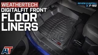 2015-2018 F150 Weathertech DigitalFit Front Floor Liners - Black with Vinyl Floors Review & Install