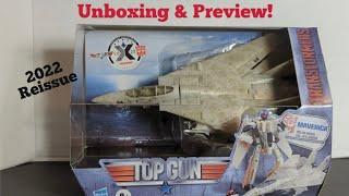 Transformers Top Gun Collaborative 2022 Maverick (reissue)  Figure Unboxing & Preview - Rodimusbill